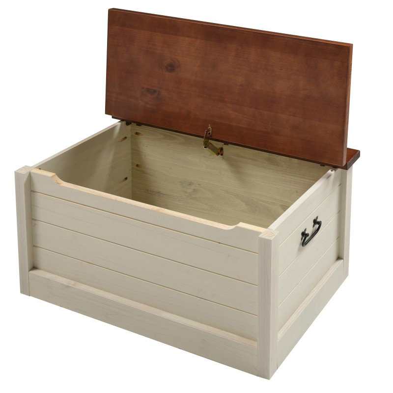 Cottage Blanket Box, White