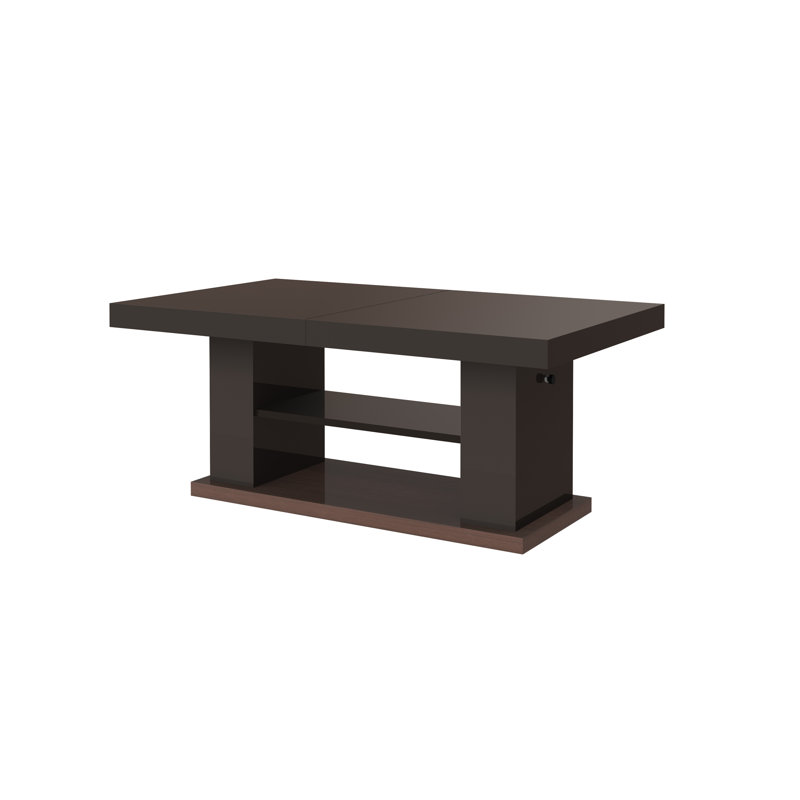 Surratt Lift Top Trestle Coffee Table with Storage