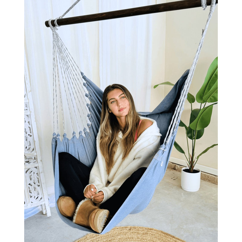 Chaise hamac Phylea Blue Haven, Bleu