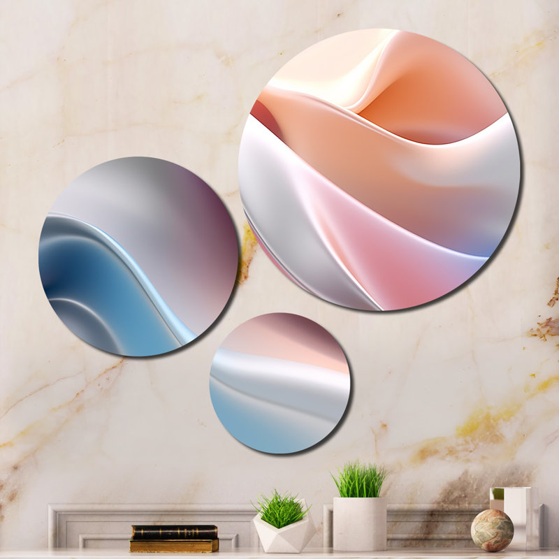 Abstract Wall Decor on Metal