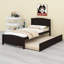Lit plateforme avec lit gigogne-1281186252