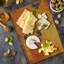 Planche à découper Ambesonne orange brûlé, formes et motifs de grande taille, orange brûlé