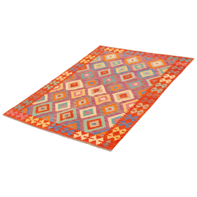 Tapis unique rouge 4 pi 10 po x 6 pi 7 po One-of-a-Kind