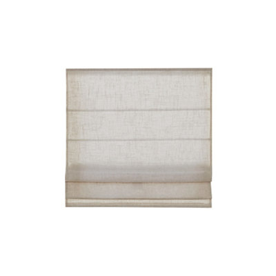 29x64in Light Filtering Cordless Roman Shade, Natural