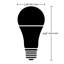 10 watts (équivalent à 60 watts), ampoule DEL intelligente A19, à intensité variable, blanc réglable, E26 / culot moyen (standard)