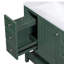 36" Bathroom Vanity With Sink Combo, One Cabinet And Three Drawers, Solid Wood And Mdf Board-896926667