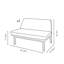 Ensemble de 2 banquettes pour canapé Cafe Casual-99117333