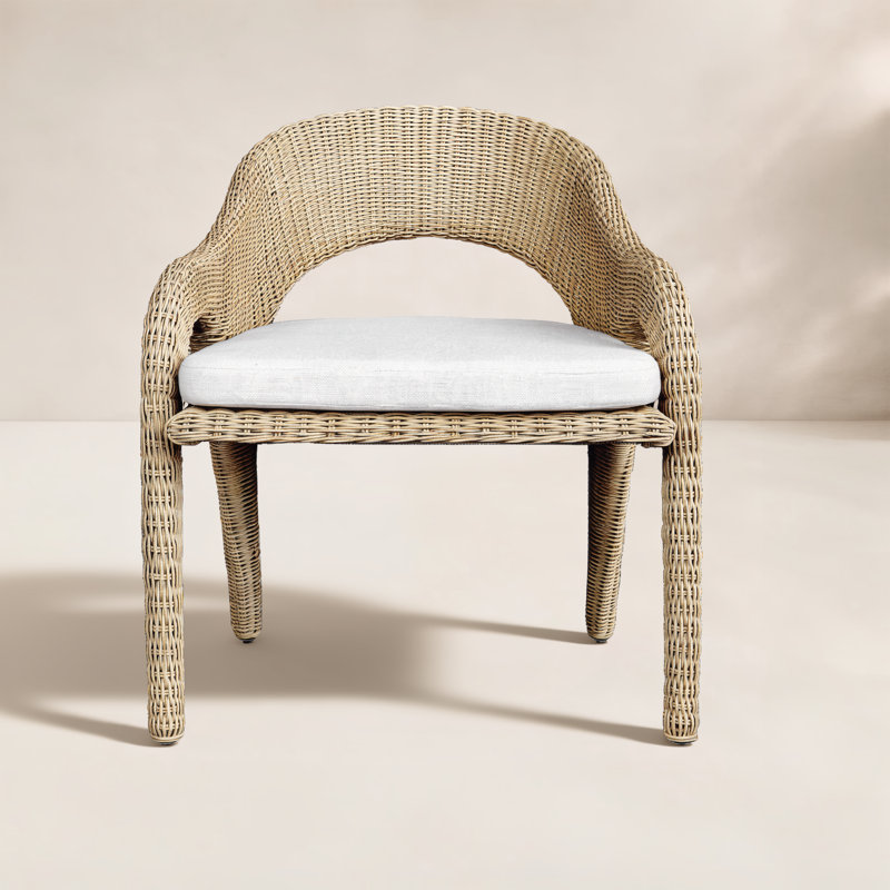 Uttermost Kavali Outdoor Wicker Dining Armchair