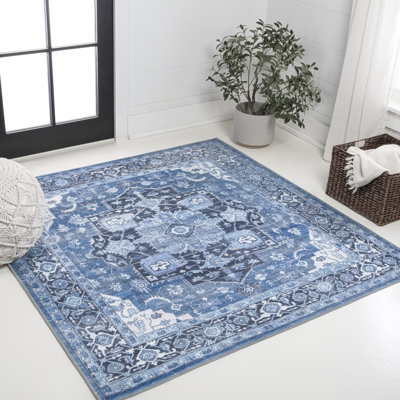 Tapis bleu / bleu marine Abhirami