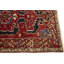 Tapis unique tribal rouge 4 x 6 Talee