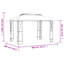 Azurie 3m x 3m Steel Party Tent