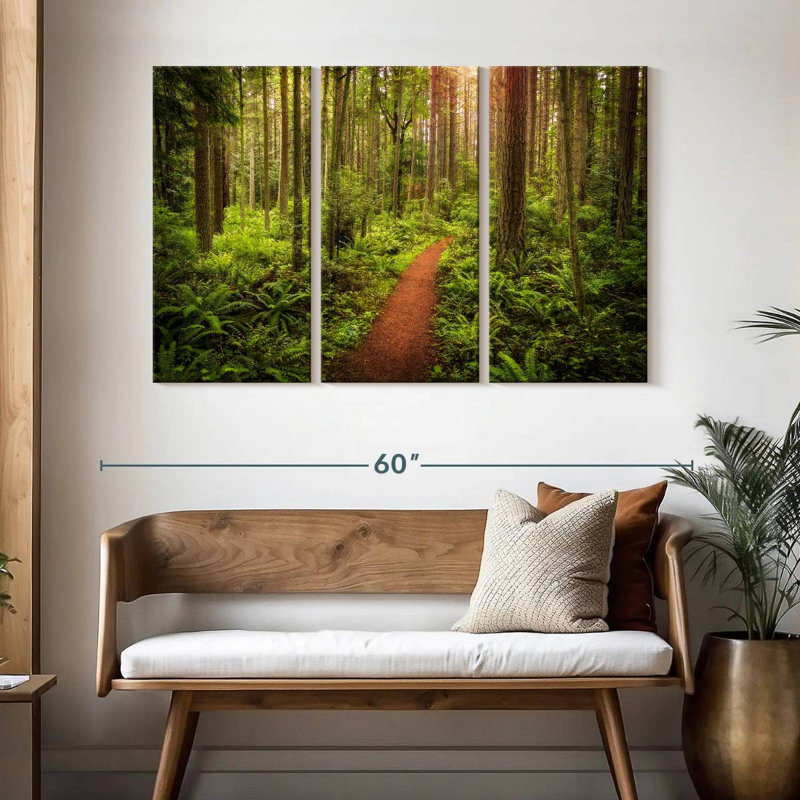 Alvord Washington Rainforest, H 32 po x l 50 po