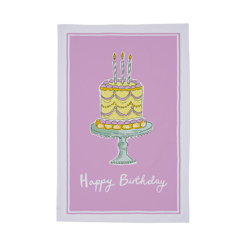 Happy Birthday Tea Towel Kitchen Towel