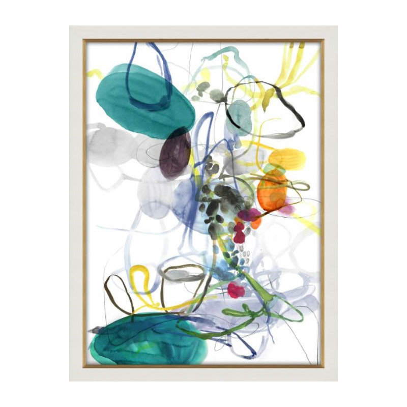 Ebb & Flow I Painting by Fern Cassidy, 72" H x 54" W x 1.5" D, Outdoor