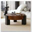 Table basse 33 po moderne avec rangement caché et 3 pieds carrés-372420525