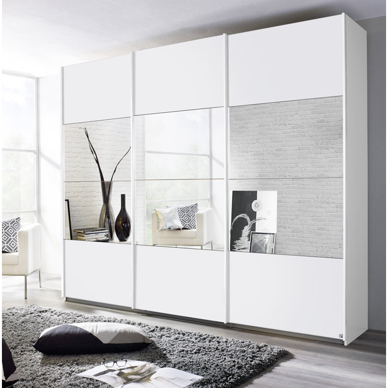 Quito 3 Door Manufactured Wood Wardrobe, Premium