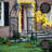 Melina Metal Arched Garden Arbor with Tree of Life Design