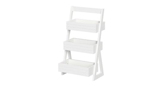 3-Shelf Storage Caddy - White