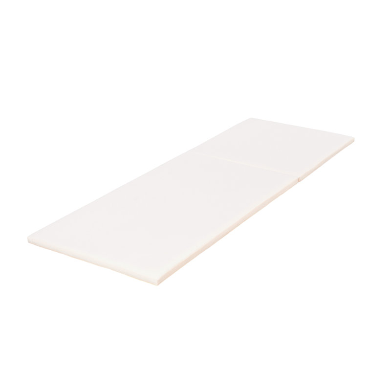 Coussin de chaise longue d'extérieur pliable avec housse amovible Luna, Beige