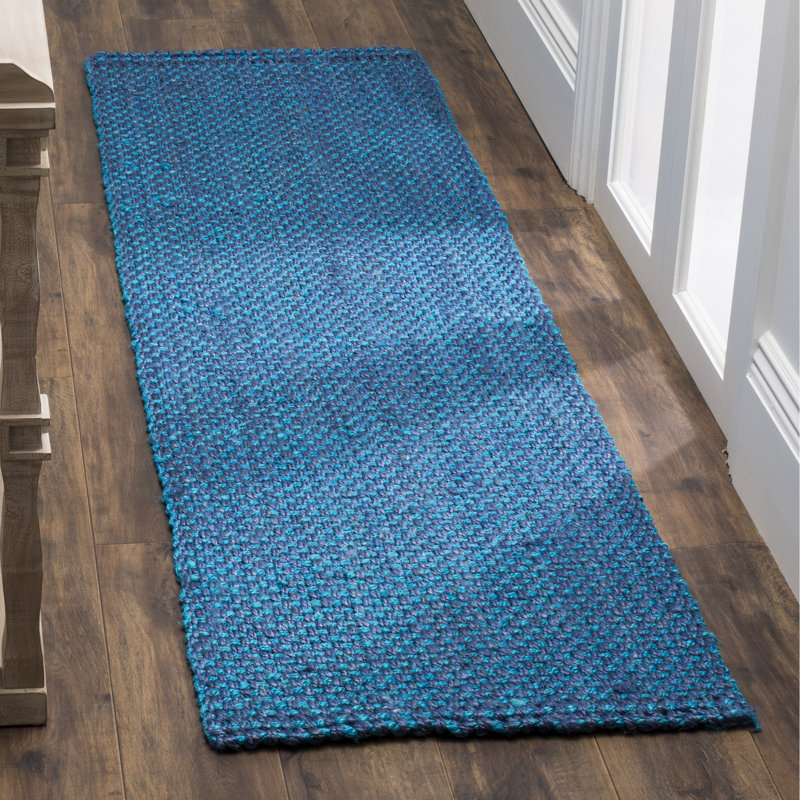 Dollard Natural Fiber Hand Woven Jute Solid Color Rug, Runner 2'3" x 8'