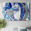 Toile tendue avec galerie Blue Flow-1590571694