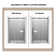 44"-48" W x 76" H Reversible Frameless Single Sliding Shower Door With 3/8"Clear Tempered Glass