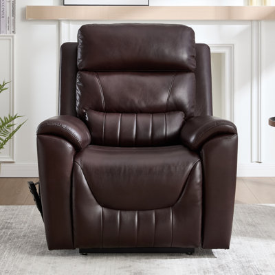 36.6"W Power Lift Chair Recliners With Infinite Position, Heat, Massage And Lumbar Support