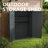 Altibloom 68.1 in resin horizontal storage shed, 53.5 in wide, with 2 shelves-125532819