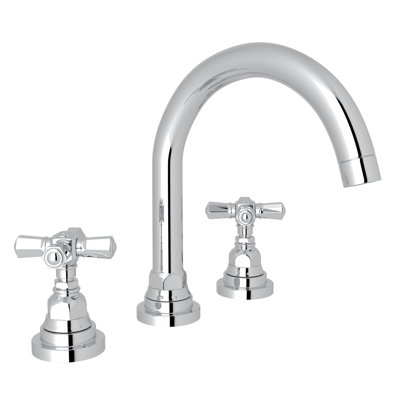 San Giovanni Widespread Lavatory Faucet With C-Spout