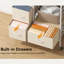 CD007 80cm Rolling Portable Wardrobe-125083445