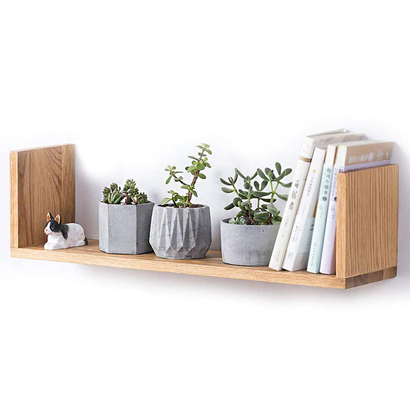 Barthelmess Wood Floating Shelf, 16.50cm H x 60.00cm W x 15.00cm D