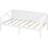 White Twin Daybed, Featuring An Elegant Hue, Ideal For Relaxing In Bedroom Or Living Area, Solid Support Size Clean - Designed Use, Pine Legs, Ample Storage Space-1130416264-1130416265