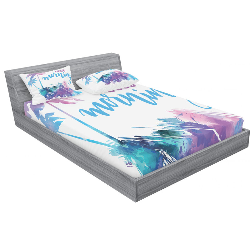 Microfiber Sheet Set, Full Sheet Set with Fitted Sheet