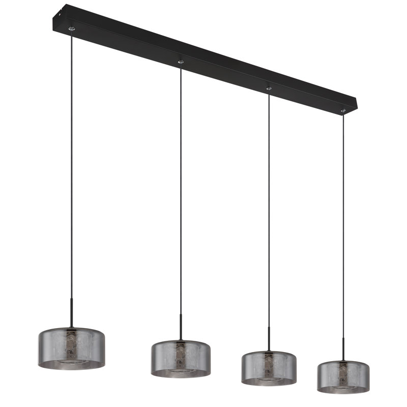 1 - Light Matte Black LED Pendant