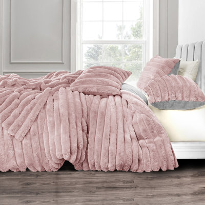 Polyester Solid Colour Duvet Cover Set