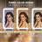 39.4" X 30" Round LED Lighted Makeup Vanity Mirror With Dimmable 3 Color Modes, Smart Touch Control, Wall Mounted Or Tabletop, Gold Finish-530045991-530045994