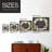 Gilded Christmas Collection A -Framed Print - Restickable