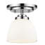 Plafonnier semi-encastré 1 lumière 6 po Cardiff-23982082