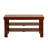 Quality Solid Wood Shoe Bench, Cherry Finish