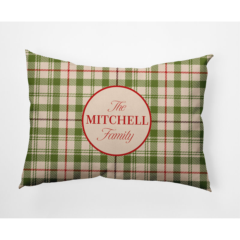 Polyester / Mélange de polyester Housse de coussin rectangulaire intérieure / extérieure lombaire et insert, Vert, Oui