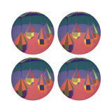 Ornaments Pebble 16" Vinyl Placemat