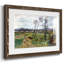 Champ à Gennevilliers, 1877 - Reproduction encadrée rustique avec tableau mat-836001744-836001745