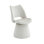 Chaise d'appoint moderne en chenille avec dossier creux, chaise rembourrée de salle à manger et de coiffeuse, base en métal stable, sièges élégants pour la salle à manger ou la chambre à coucher (ensemble de 1)