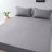 Quilted Fitted Sheet - White - 198×203Cm-119268562-119304763