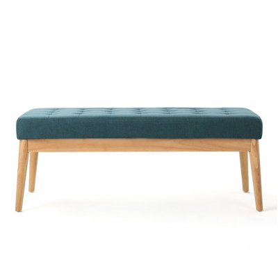 Versatile Teal Fabric , Upholstered With Quality And Birch Wood Support Mid-Century Modern In Solid Cover Legs