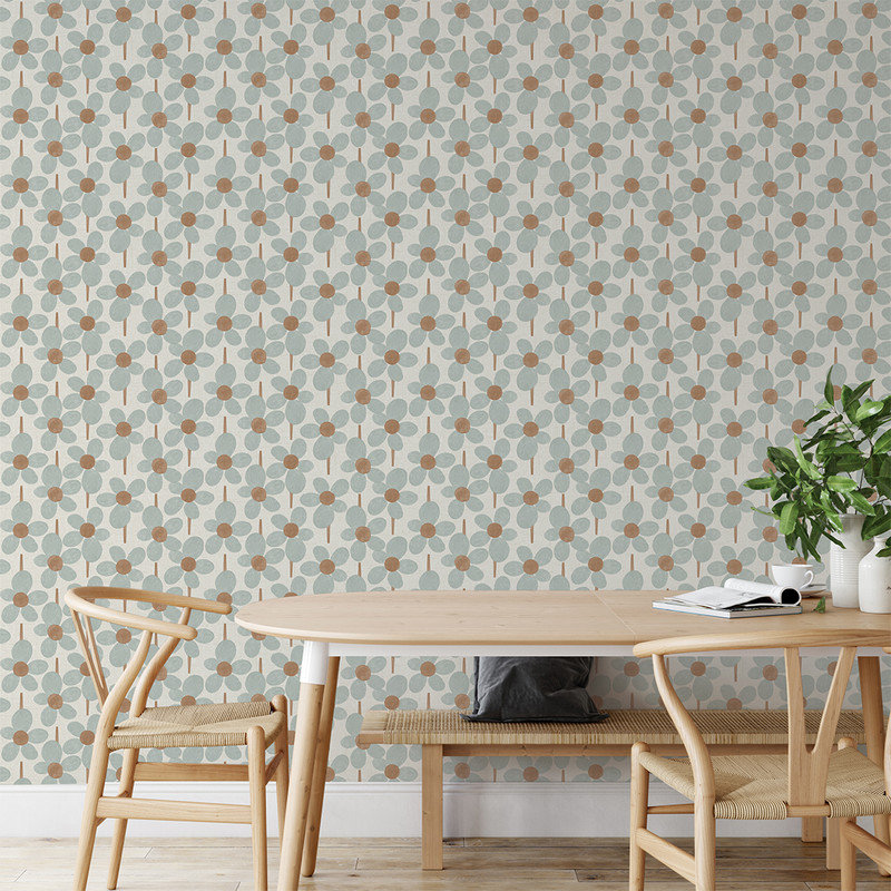 Tynesia Self-Adhesive Wallpaper Roll, Powder