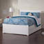 Lit plateforme en bois massif avec pied de lit et gigogne assortis Ralls-966668788-966668789