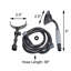 Handheld Telephone Shower Head Set With 58in Flex Hose Chrome