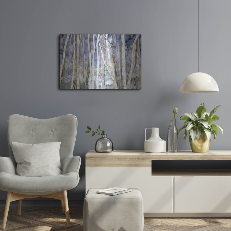 «Mystery Of Trees II» par Sharon Pitts, H 16 po x l 24 po