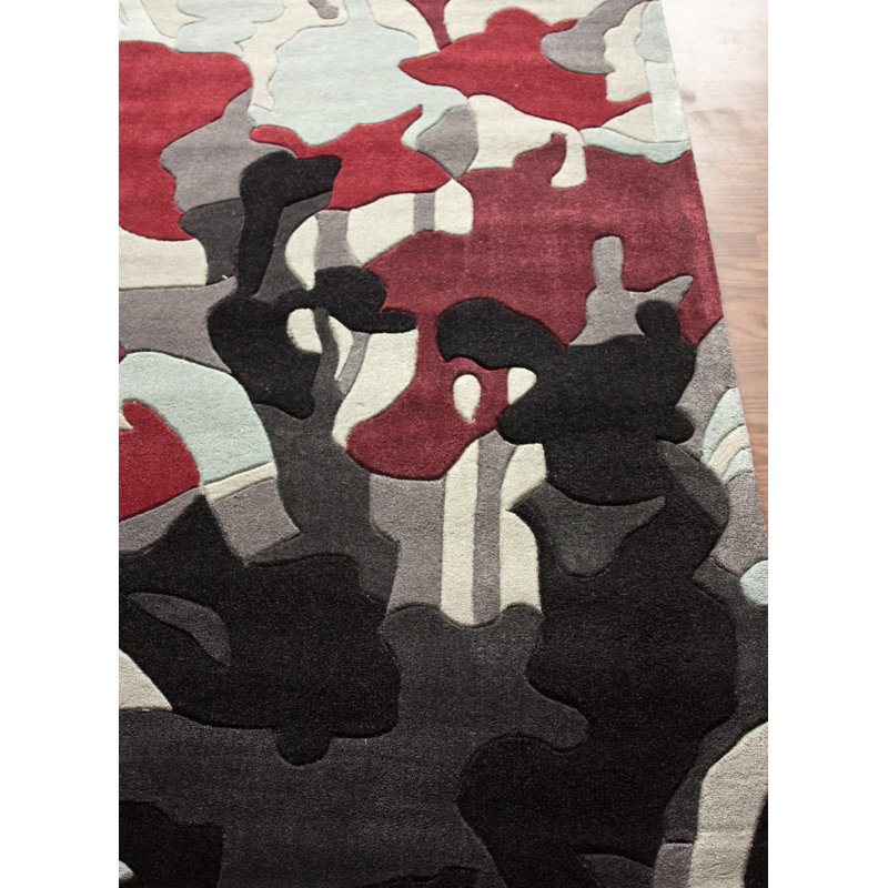 Tapis bleu Mikel Contempo, Rectangle 7 pi 7,2 po x 9 pi 6 po